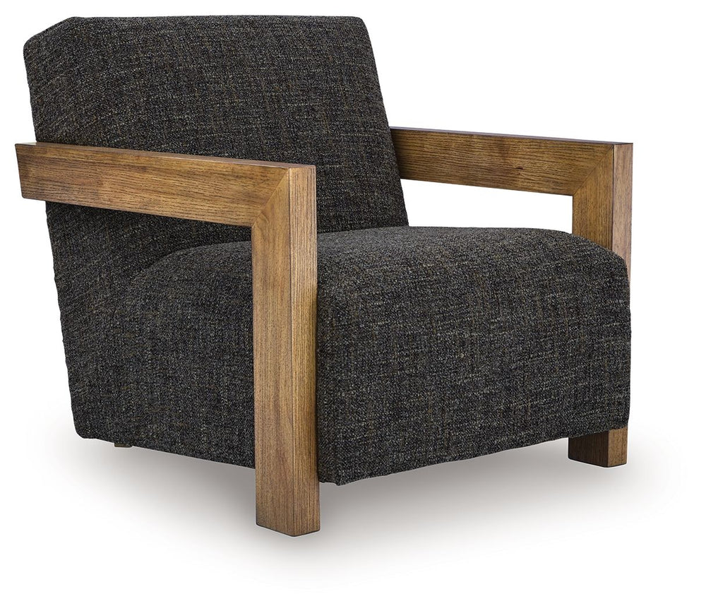 Dorney - Sillón decorativo - Carbón / Marrón