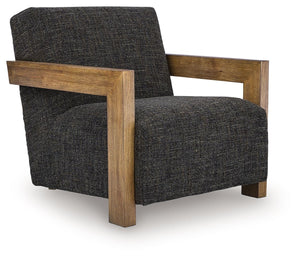 Dorney - Sillón decorativo - Carbón / Marrón