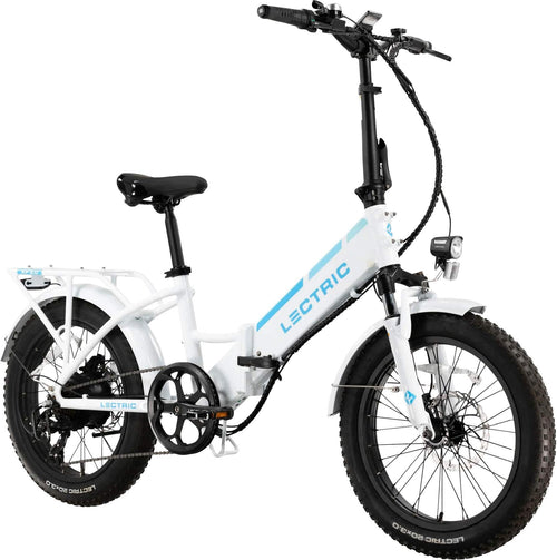 Lectric eBikes - XP3 Step-Thru Foldable Long-Range eBike: 65 miles Max Operating Range & 28 mph Max Speed - Unisize - White