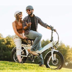 Lectric eBikes - XP3 Step-Thru Foldable Long-Range eBike: 65 miles Max Operating Range & 28 mph Max Speed - Unisize - White