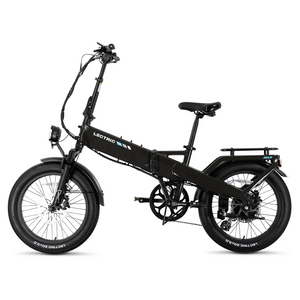 Lectric eBikes - XP4 Step-Over Foldable eBike (Max 50mi/28mph) + LevelUp Rack - Tempest Grey