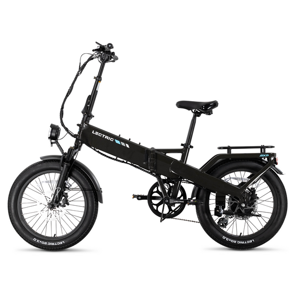 Lectric eBikes - XP4 Step-Over Foldable eBike (Max 50mi/28mph) + LevelUp Rack - Tempest Grey