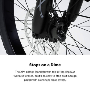 Lectric eBikes - XP4 Step-Over Foldable eBike (Max 50mi/28mph) + LevelUp Rack - Tempest Grey