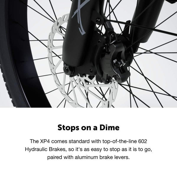 Lectric eBikes - XP4 Step-Over Foldable eBike (Max 50mi/28mph) + LevelUp Rack - Tempest Grey