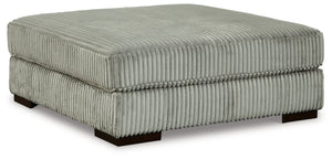 Lindyn - Oversized Accent Ottoman #gray
