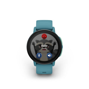 Garmin - Bounce 2 GPS Kids Smartwatch 43mm Fiber-reinforced polymer - Turquoise - (2025)