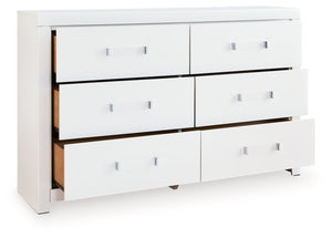 Maeling - Six Drawer Dresser #white #dressers