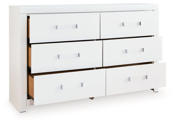 Maeling - Six Drawer Dresser #white #dressers