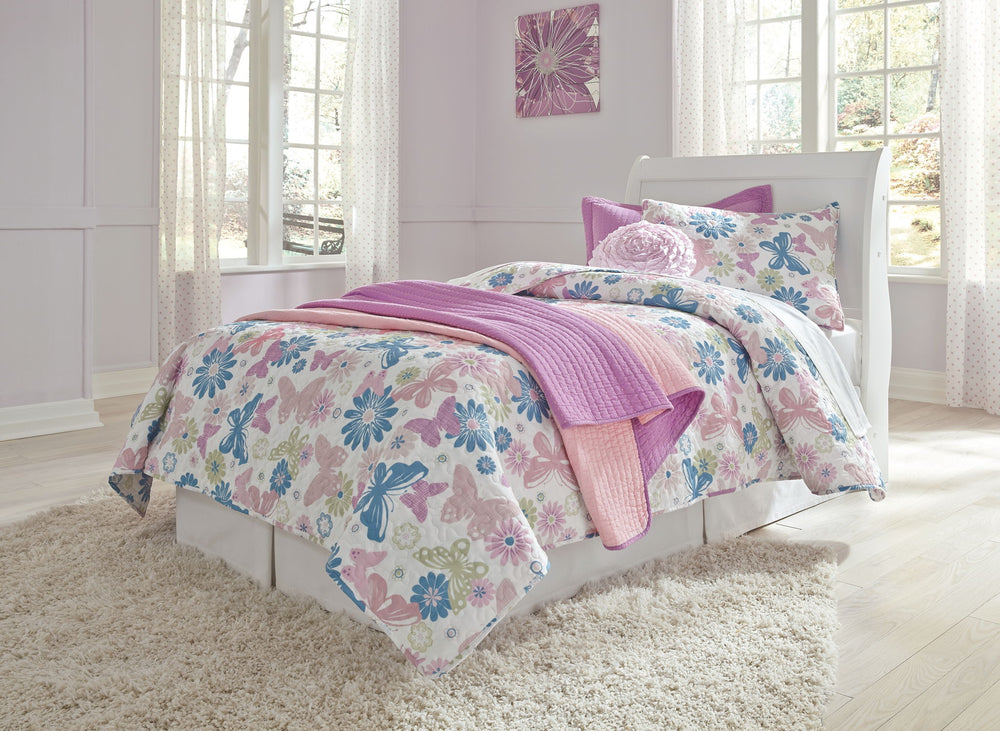Anarasia - Sleigh Headboard With Bolt On Bed Frame #twin
