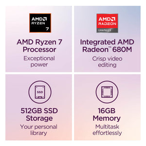Lenovo - IdeaPad Slim 3 15.3" 2k Touchscreen Laptop - AMD Ryzen 7 170 2025 - 16GB Memory - 512GB SSD - Luna Grey
