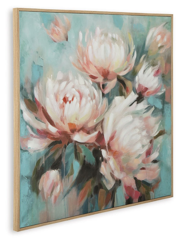 Parryville - Arte de pared - Aguamarina / Rosa
