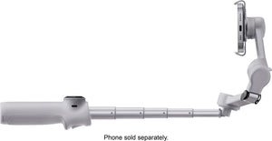 Insta360 - Flow 2 AI Tracker Bundle Gimbal Stabilizer for Smartphones - Stone Gray