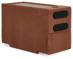 Modmax - 7 Piece Sectional #lightbrown #7pc.sectionalwithaudioconsole