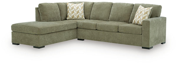 Bridgepoint - Sleeper Sectional #green #2pc.lerftarmfacingcornerchaisesleepersectional