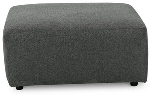 Edenfield - Oversized Accent Ottoman #darkgray