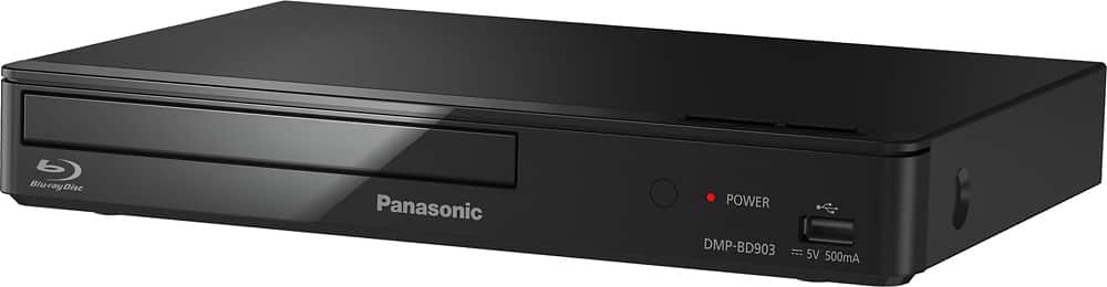 Panasonic - Streaming Wi-Fi Built-In Blu-ray Player - Black