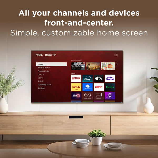 TCL - 43" Class Q6LR Series 4K UHD HDR QLED Smart TV with Roku TV (2026)