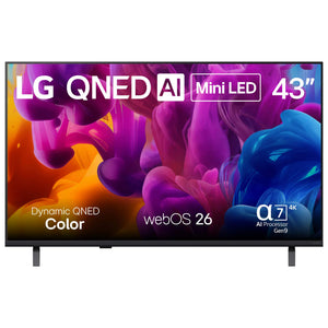 LG - 43" Class 74B Series QNED AI Mini LED 4K Smart webOS TV (2026)