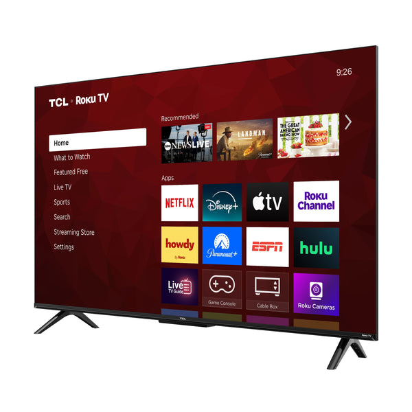 TCL - 43" Class S55LR Series 4K UHD HDR LED Smart TV with Roku TV (2026)