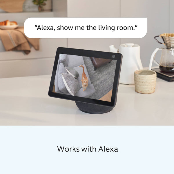 Ring - 3-Pack Pan-Tilt Indoor Security Cam with 360° Horizontal Pan Coverage, Live View & Two-Way Talk, and HD Video - White