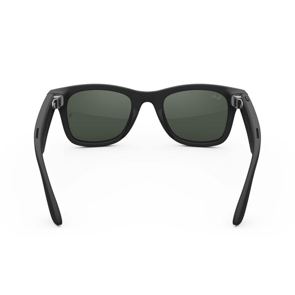 Ray-Ban Meta - Wayfarer (Gen 1) glasses with Meta AI, Audio, Photo, Video Compatibility - Clear to Green Transitions Lenses - Matte Black