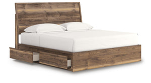 Chirason - Panel Bed With Storage #king