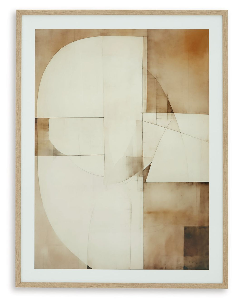 Corlain - Arte de pared - Marrón / Canela / Blanco