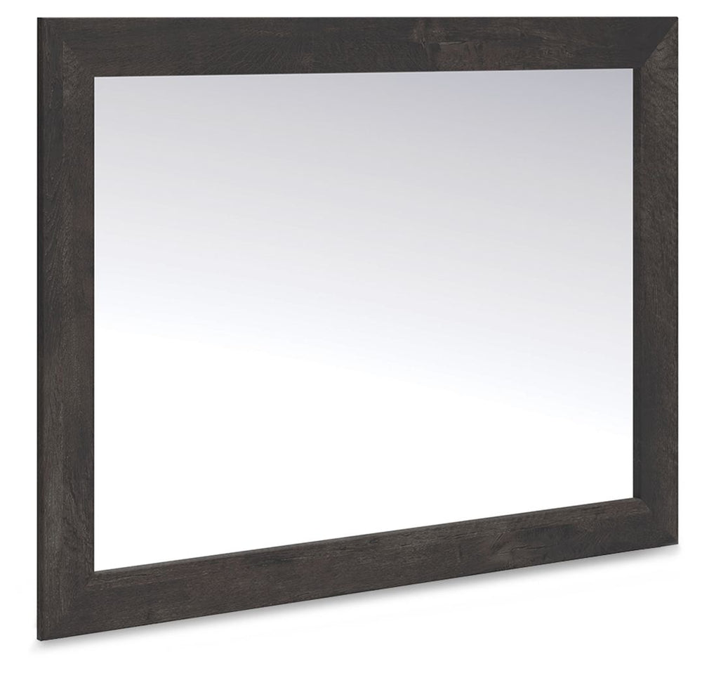 Hollivern - Bedroom Mirror - Dark Gray