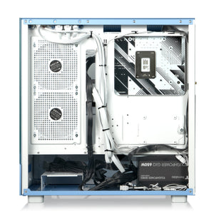 Thermaltake - LCGS View i1458H-270 Gaming Desktop Intel Core i5-14400F 2025 - 16GB DDR5 Intel Arc B580, 1TB NVMe M.2 - Light Blue