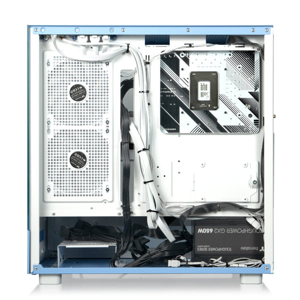 Thermaltake - LCGS View i1458H-270 Gaming Desktop Intel Core i5-14400F 2025 - 16GB DDR5 Intel Arc B580, 1TB NVMe M.2 - Light Blue