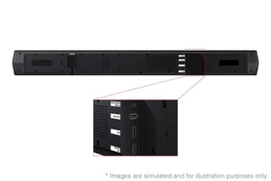 Samsung - B-series HW-B750F 5.1 Ch DTS Virtual:X Soundbar with Subwoofer - Black
