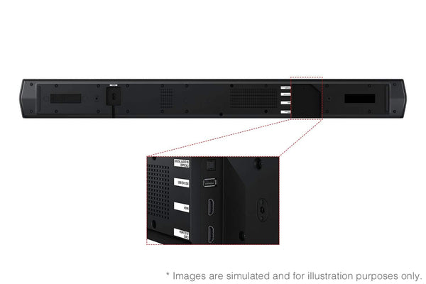 Samsung - B-series HW-B750F 5.1 Ch DTS Virtual:X Soundbar with Subwoofer - Black