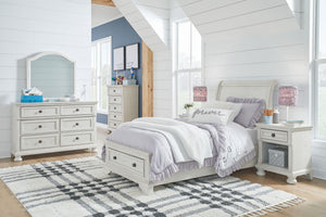 Robbinsdale - Youth Sleigh Storage Bedroom Set #twin