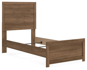 Broachmyn - Panel Bed #lightbrown #twin