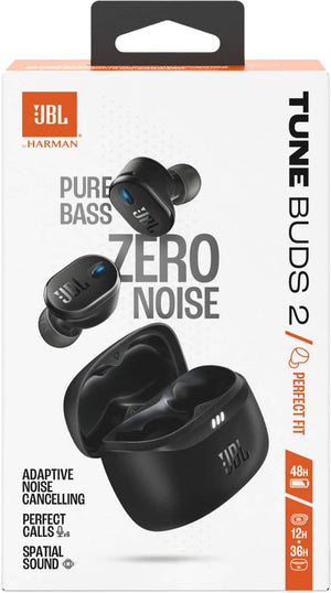 JBL - Tune Buds 2 - True Wireless Noise Cancelling Earbuds Spatial Sound and Smart Ambient Technology, 6 mics for Perfec - Teal