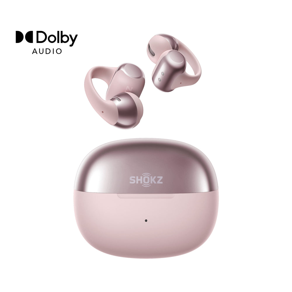 Shokz - OpenDots ONE Open-Ear Clip-On True Wireless Bluetooth Earbuds - Pink