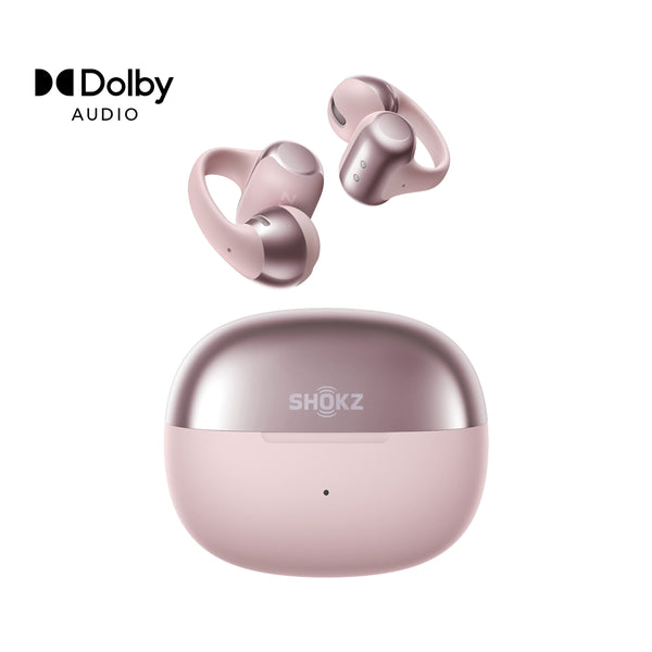 Shokz - OpenDots ONE Open-Ear Clip-On True Wireless Bluetooth Earbuds - Pink