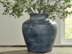 Meadie - 12" Vase #blue