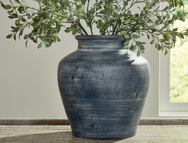 Meadie - 12" Vase #blue