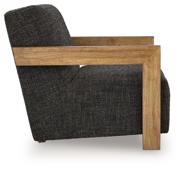 Dorney - Sillón decorativo - Carbón / Marrón