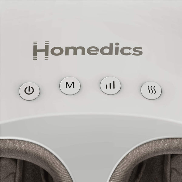 Homedics - Shiatsu + air 4.0 foot massager with heat - White
