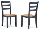 Gesthaven - Dining Room Side Chair (Set of 2) #blue