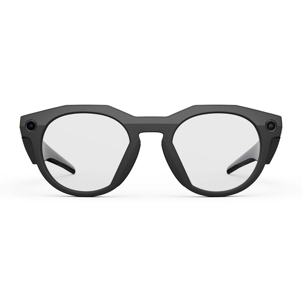Oakley Meta - HSTN glasses - with Meta AI, Audio, Photo, Video Compatibility - Clear Lenses - Black