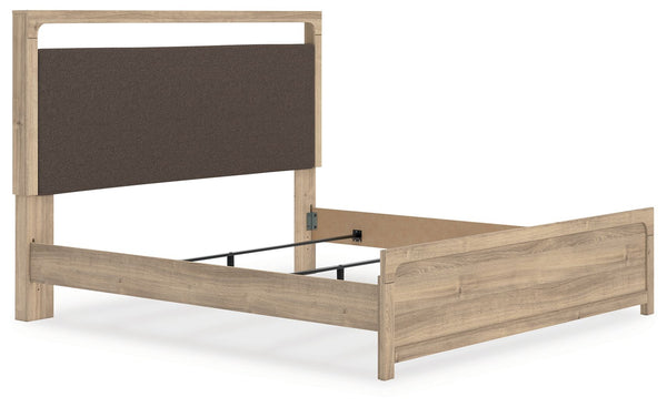 Kinlanni - Upholstered Panel Bed #king
