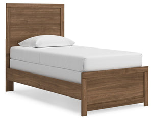 Broachmyn - Panel Bed #lightbrown #twin