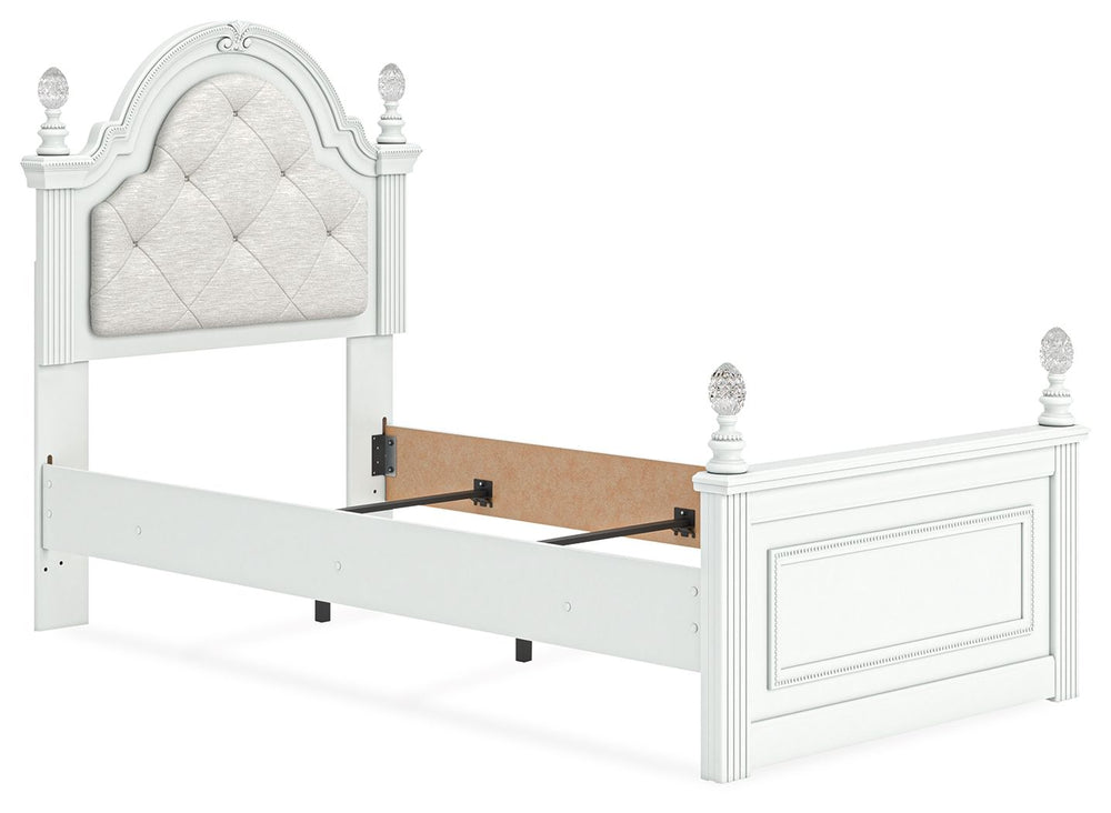 Kozlani - Upholstered Panel Bed #twin