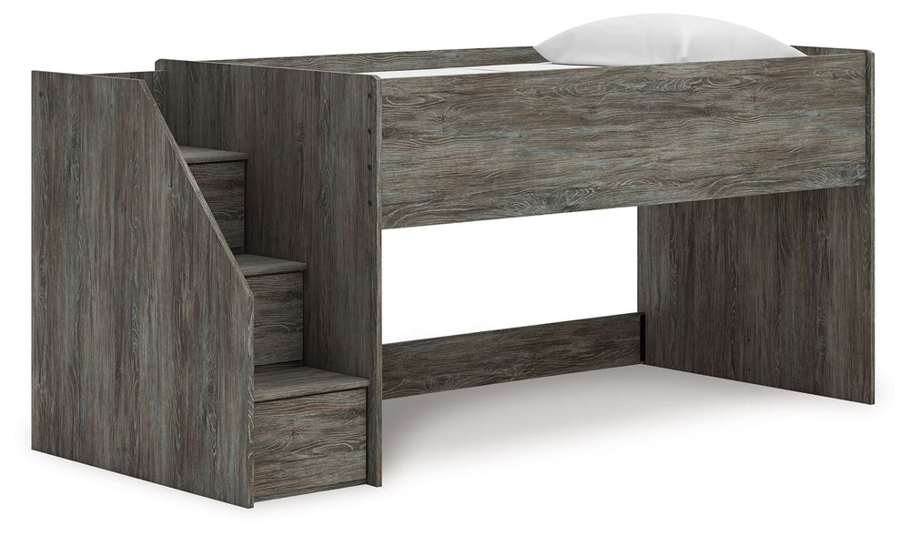 Frandern - Loft Bed #storagesteps