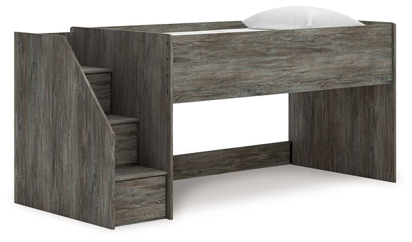 Frandern - Loft Bed #storagesteps