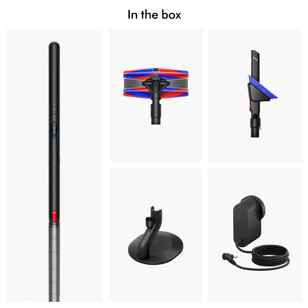 Dyson - PencilVac Fluffycones Cordless Vacuum - Black/Black