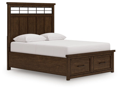 Taffenbrook - Panel Storage Bed #queen